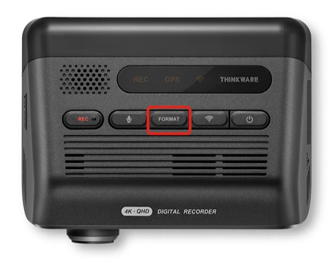ARC 700, Q1000 Format button highlighted