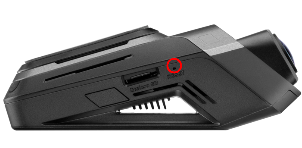 ARC 800 Reset pinhole location