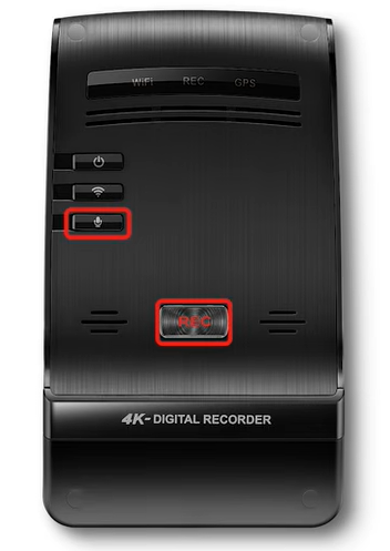U1000 PRO, U1000 Plus REC button highlighted