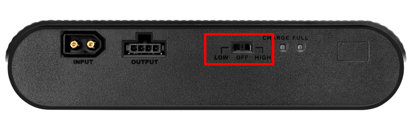 iVolt Mini switch in the OFF position
