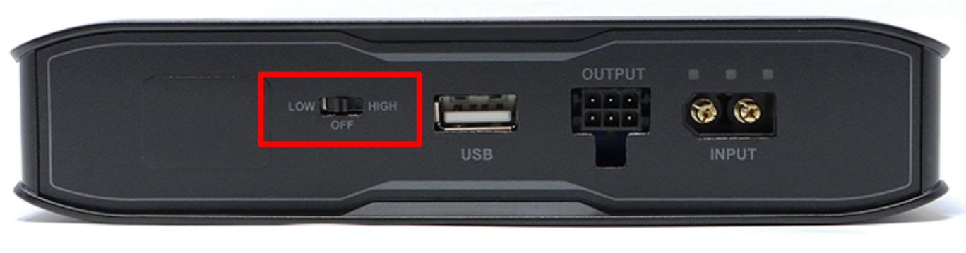 iVolt Xtra switch in the OFF position