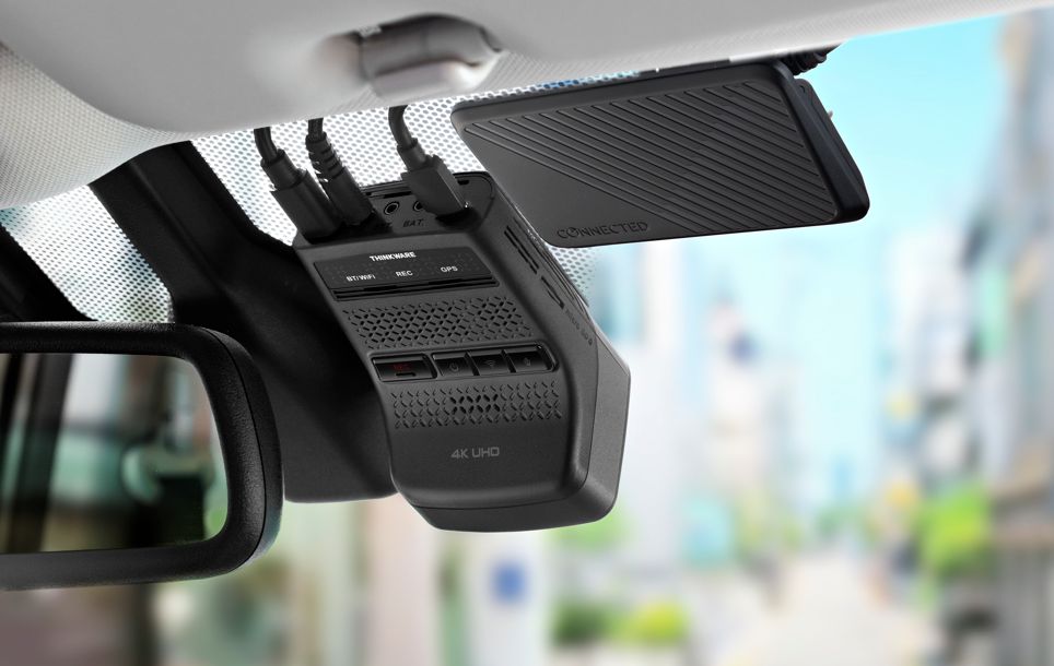 LTE Module location - near the dash cam on the upper windshield